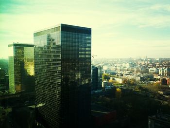 Modern buildings in city