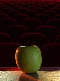 Close-up of apples on table