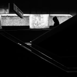 Silhouette of building