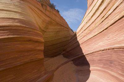 Rock formations in a desert