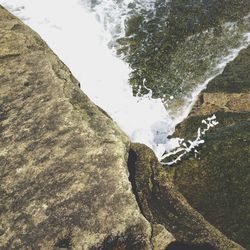 Rocks in sea