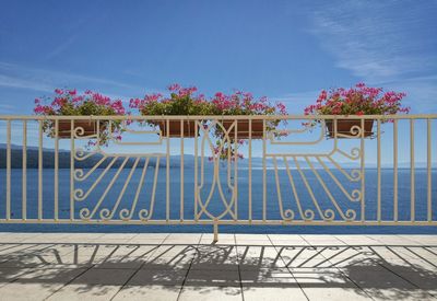 Swimming pool against sky