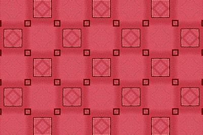 Full frame shot of red wall