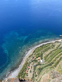 Aerial view of sea