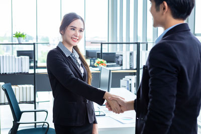 Businessmen shaking hands