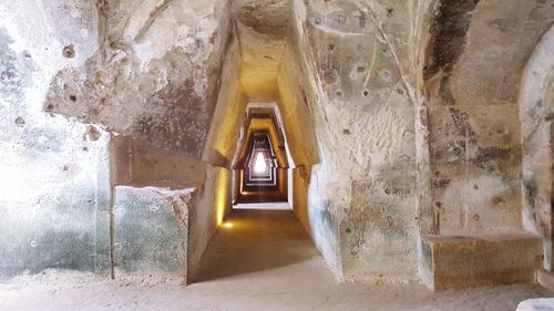 Corridor in cave