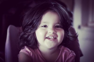 Portrait of cute girl