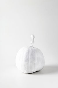 Close-up of apple against white background