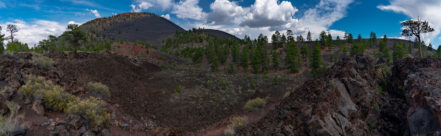 Panoramic view of landscape against sky