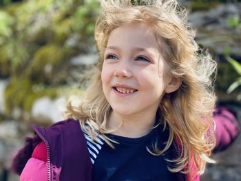 Portrait of smiling girl