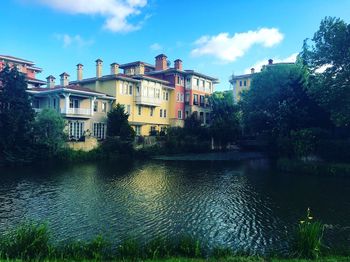 Buildings with waterfront