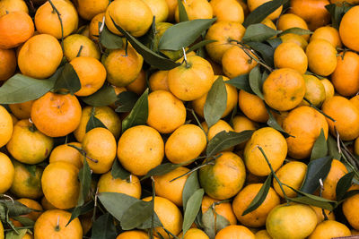 Full frame shot of fruits for sale at market stall