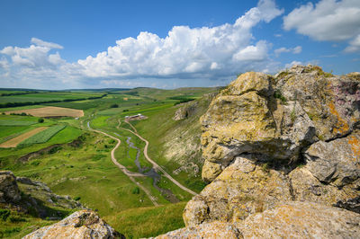 Scenic view of landscape against sky