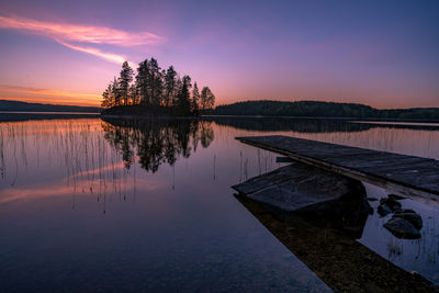 Sunrise at an island in western sweden