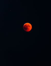 Scenic view of moon against sky at night