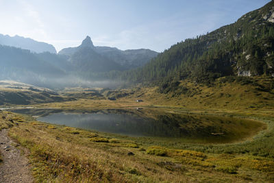 Funtensee lake at kärlingerhaus, berchtesgaden national park