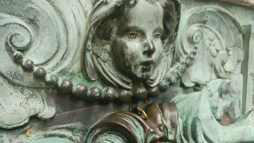 Close-up of buddha statue