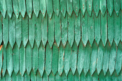 Full frame shot of old wooden wall