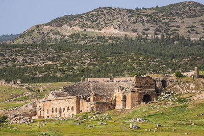 Ruins of a building