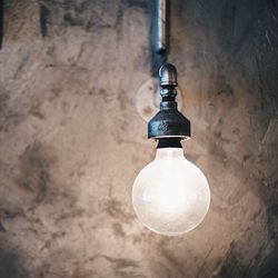 Close-up of light bulb