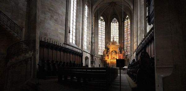 Interior of cathedral