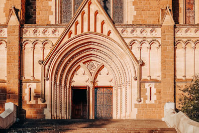 Entrance of historic building