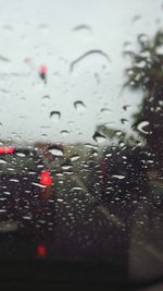 Raindrops on glass window