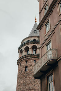 Low angle view of historical building against sky