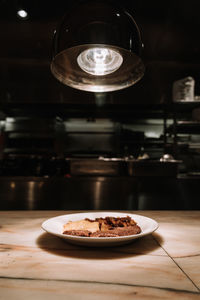 Close-up of food on table in kitchen