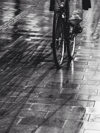 Train at parking lot