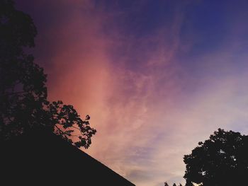 Low angle view of cloudy sky