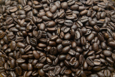 Full frame shot of coffee beans