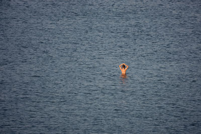 Man in sea