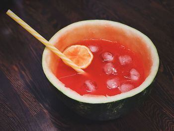 Close-up of fruits on table