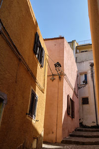 Low angle view of buildings against sky