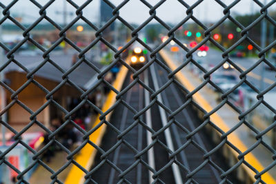 Full frame shot of chainlink fence