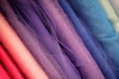 Full frame shot of textiles in store for sale