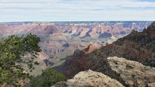 Scenic view of mountains