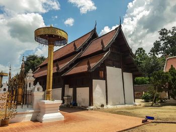 Traditional building against sky