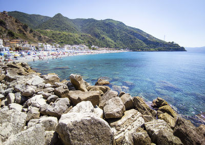 Calabria's scilla shore is in italy.