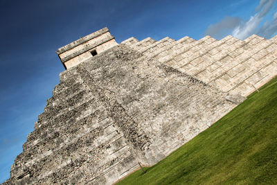 Low angle view of building against sky