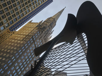 Low angle view of modern buildings