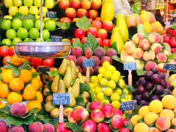 Fruits for sale at market