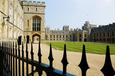 View of historical building against clear sky