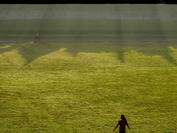 Scenic view of field