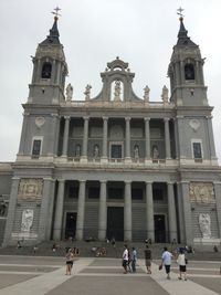 Low angle view of historical building