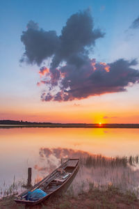 Scenic view of sky during sunset