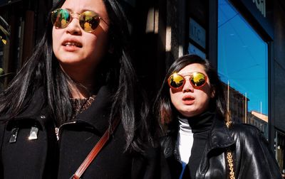 Portrait of smiling woman