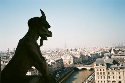Low angle view of cityscape