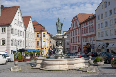 Down town of city eichstätt in bavaria